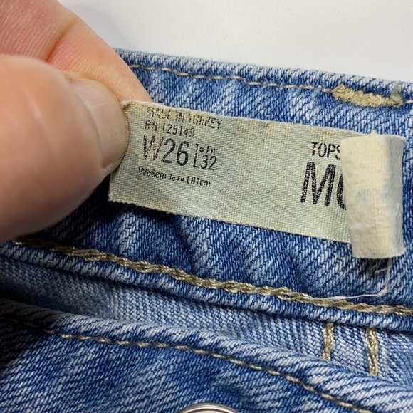 Topshop Moto High Waisted Mom Jeans W26xL32 - Picture 15 of 16